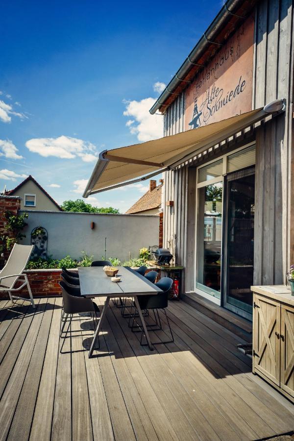 Alte Schmiede Mit Sauna, Pool Und Whirpool Im Aussenbereich Schoenstes Ferienhaus Der Lausitz Elsterheide Ngoại thất bức ảnh