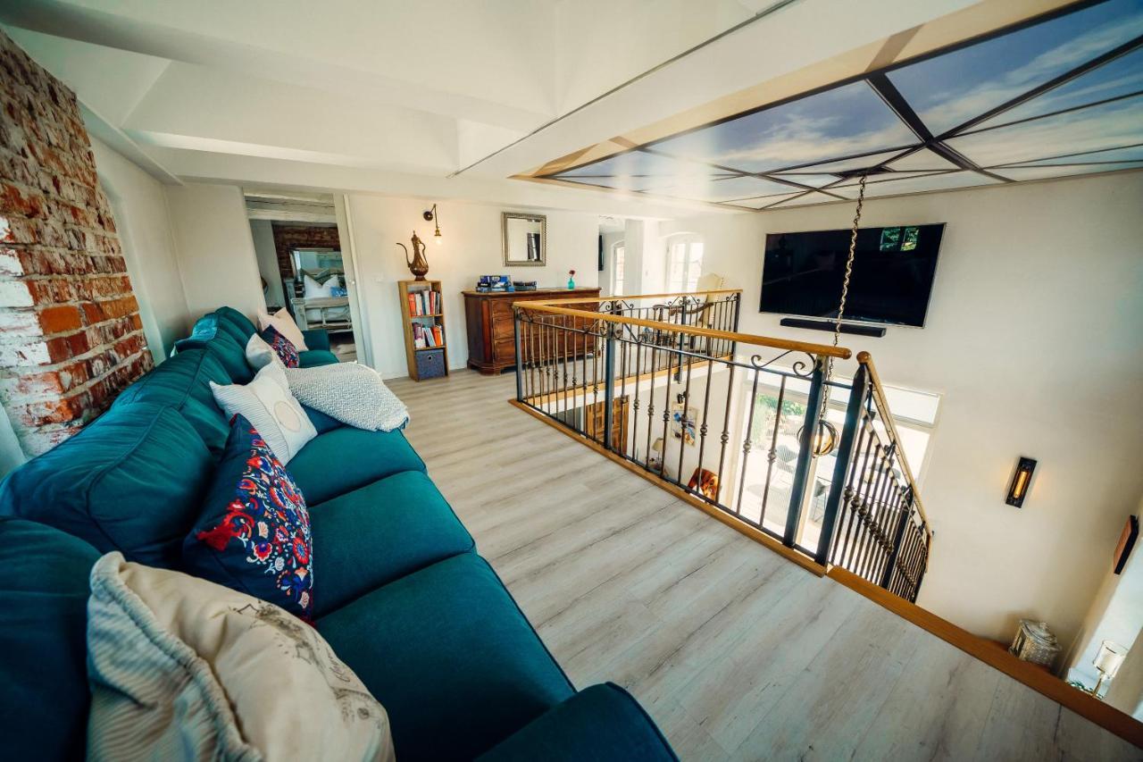 Alte Schmiede Mit Sauna, Pool Und Whirpool Im Aussenbereich Schoenstes Ferienhaus Der Lausitz Elsterheide Ngoại thất bức ảnh